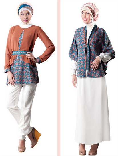 Baju Muslim Batik Wanita Modern