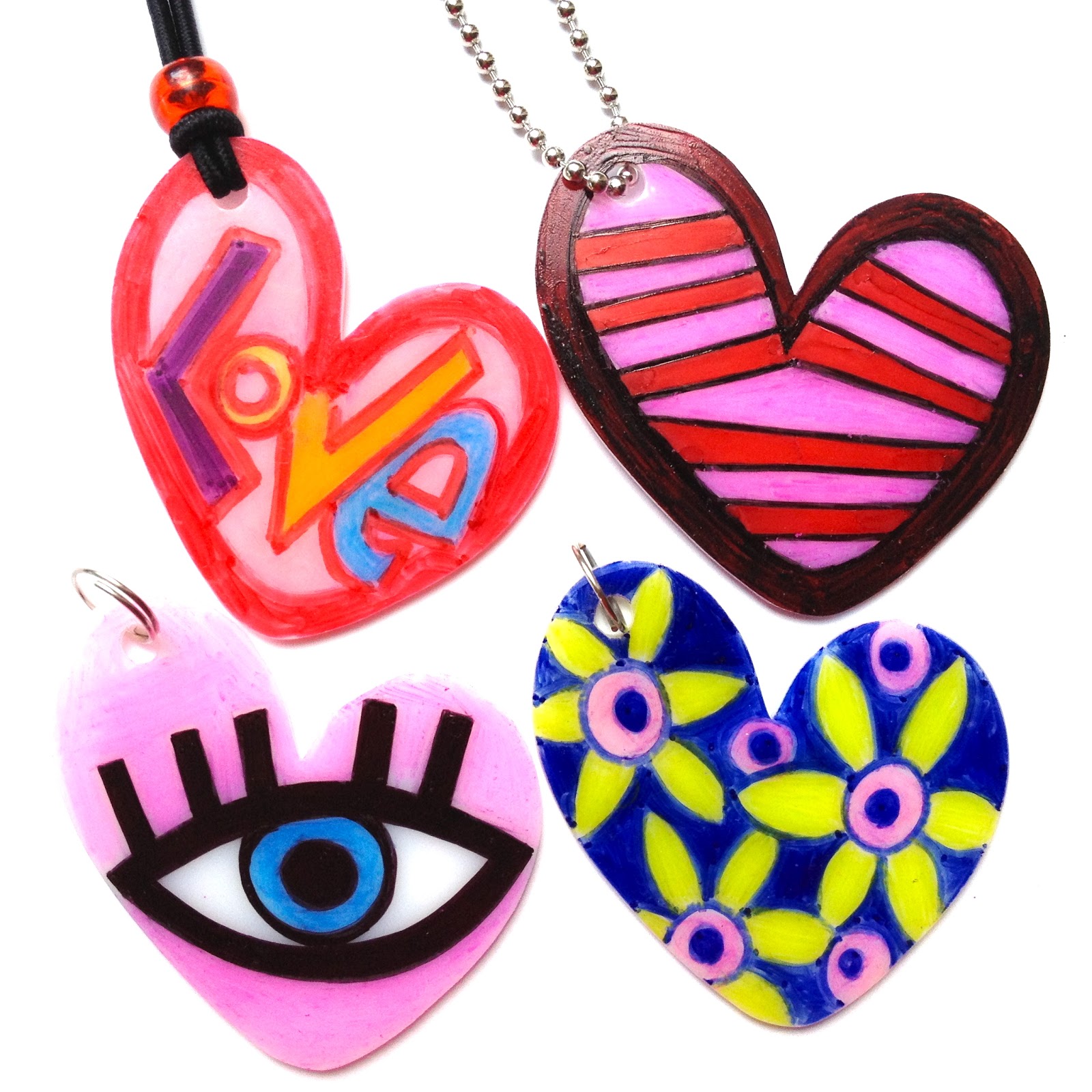 fun with shrink plastic Shrink Plastic Shapes will entertain kids for