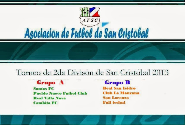 San Isidro y la Manzana triunfan en el torneo de 2da División de San Cristóbal