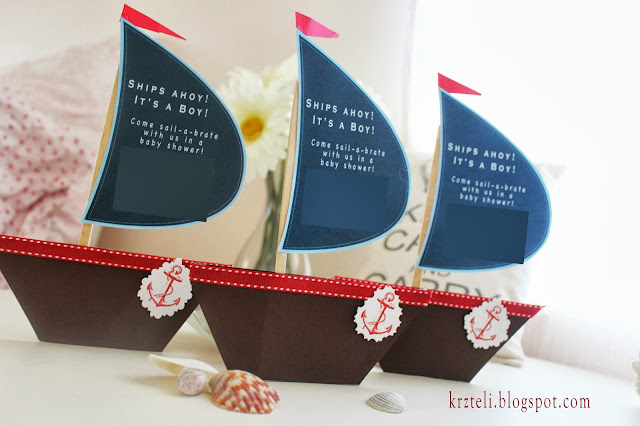 Pink Confessions **!: DIY Nautical Baby Shower Invitation ...