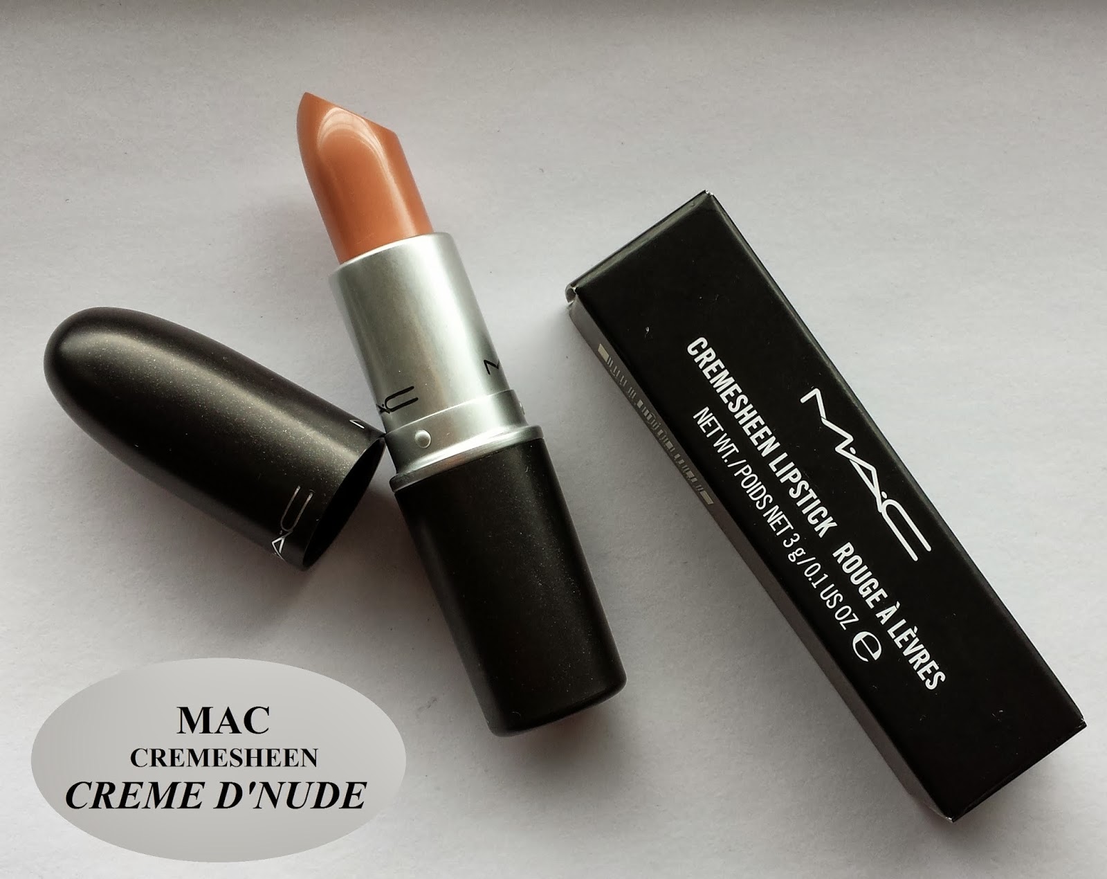 Confession of a beautyholic... MAC, Cremesheen CREME D