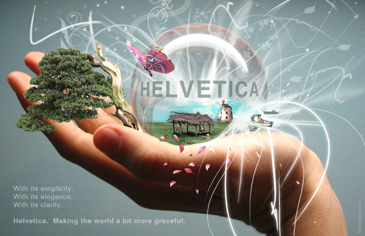 Helvetica Inspired Artworks