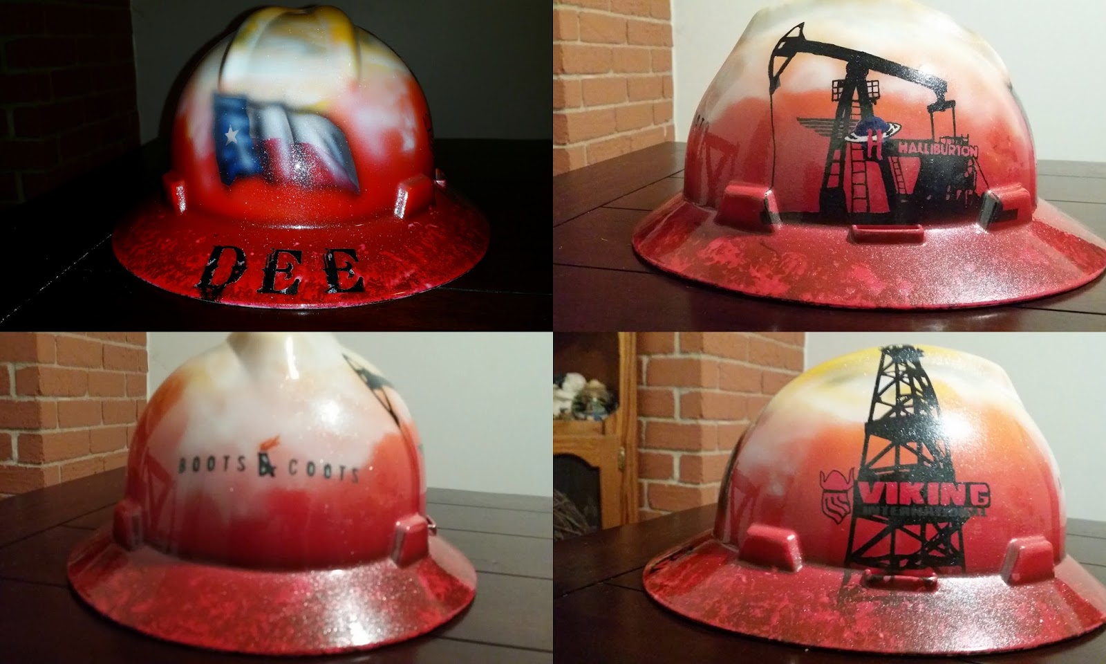 Zimmer DesignZ Custom Paint A few custom hard hats and a helmet from