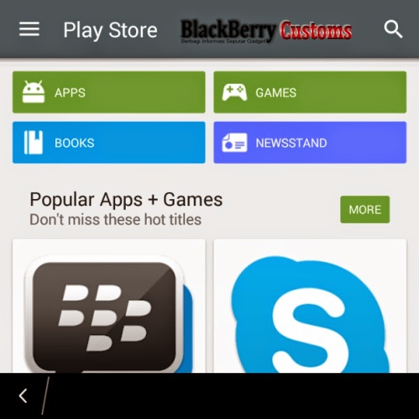 Cara Instal Google Play Store di BlackBerry 10