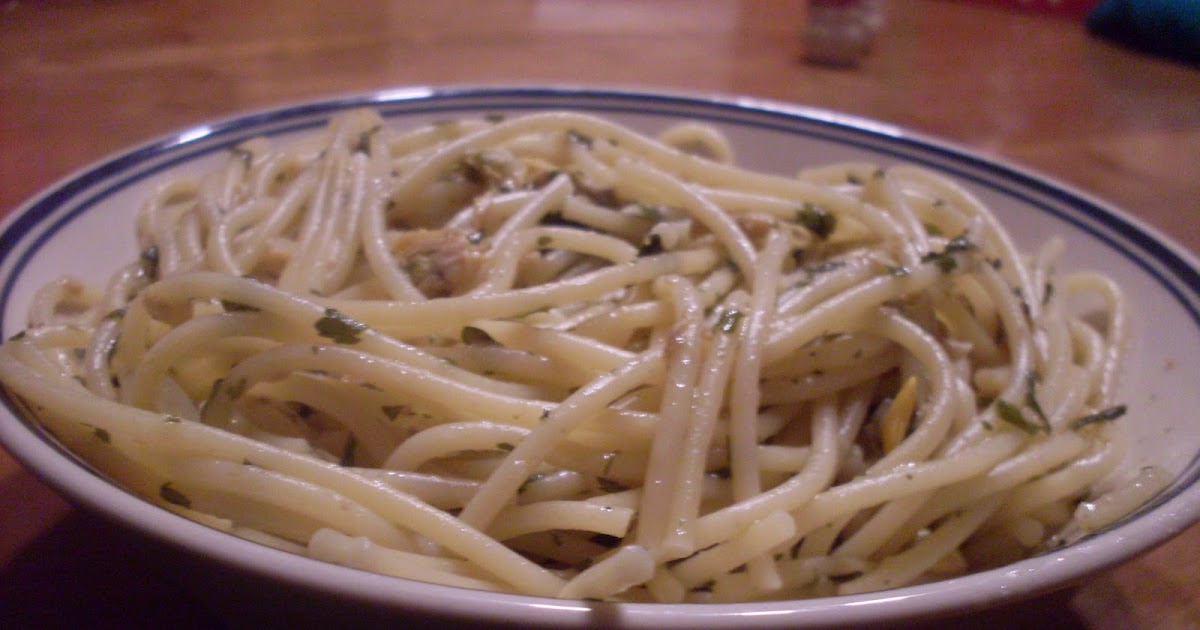 A Single Mother Barefoot in the Kitchen Spaghetti and Clams