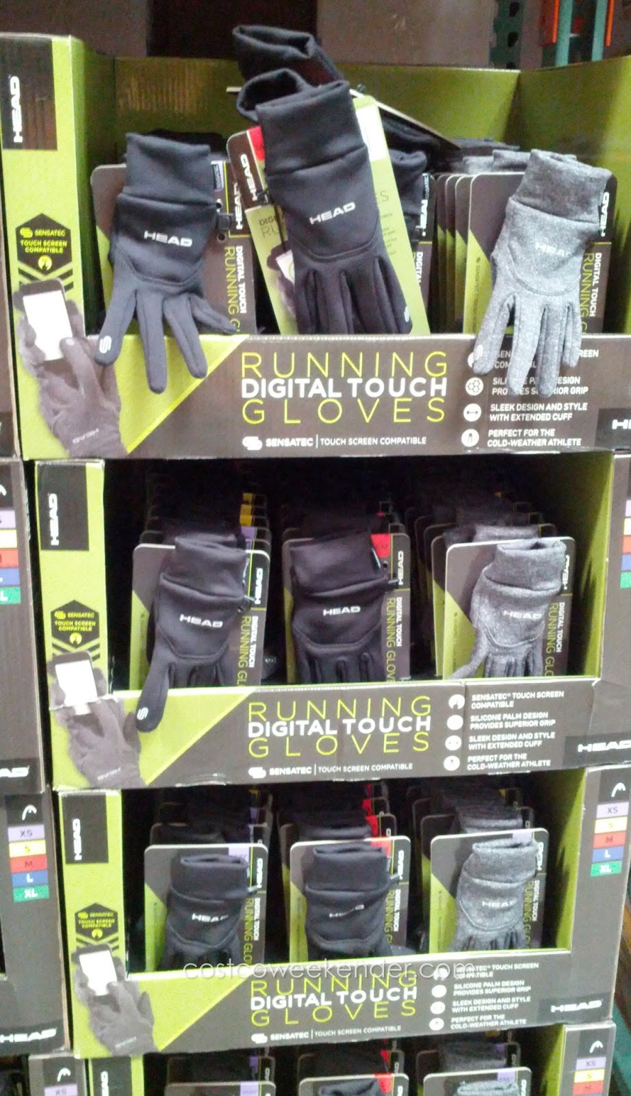 Head Digital Touch Running Gloves Costco Weekender