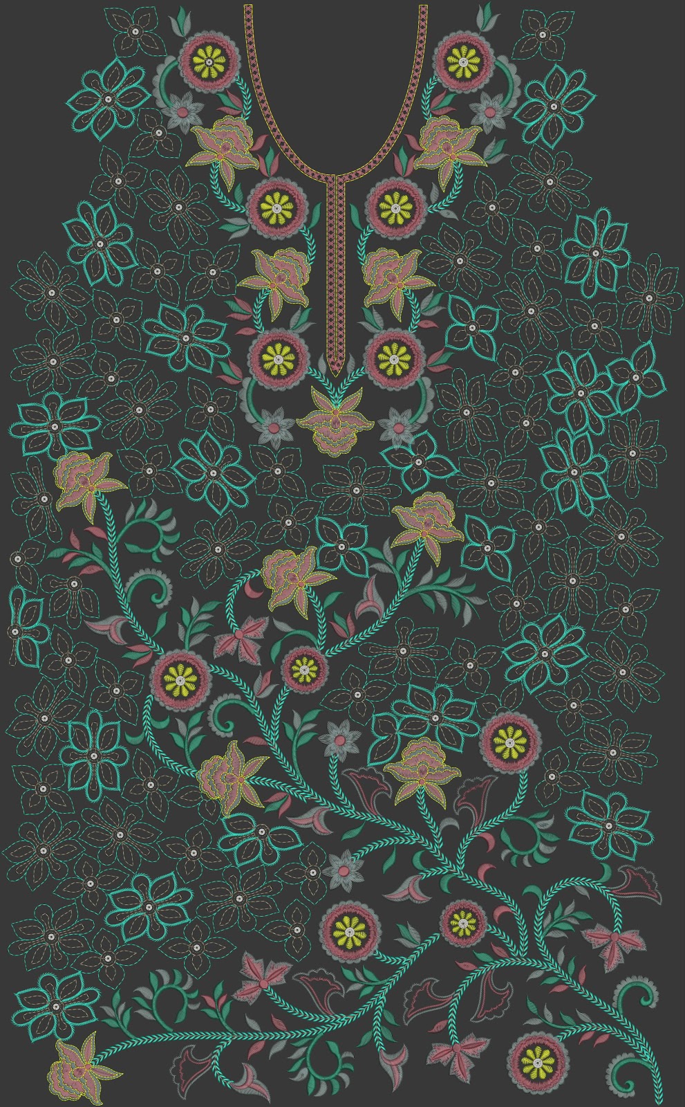 موتيفات 2013 جديدة  Full+ladies+top+embroidery+%282%29