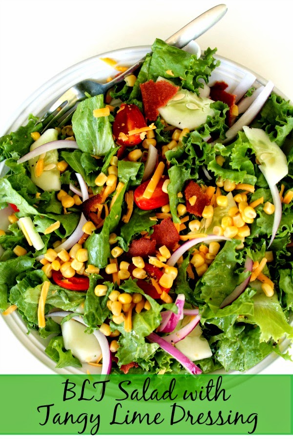 On The Menu BLT Salad With Tangy Lime Dressing Sunny Days & Starry Nights
