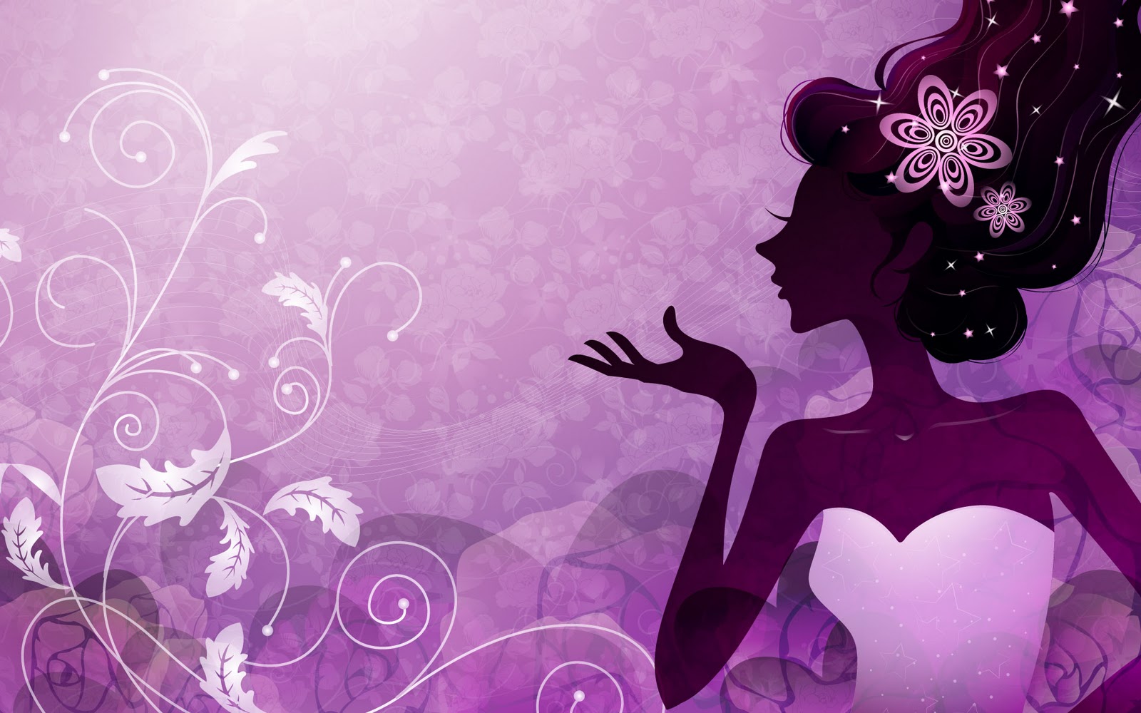 GALLERY FUNNY GAME: Purple wallpaper