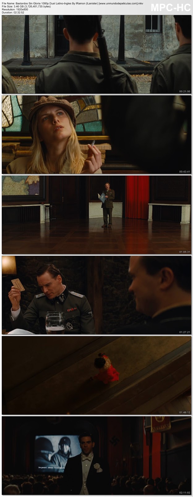 Capturas de la película.