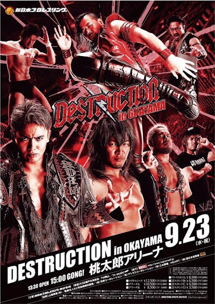 Cards dos eventos NJPW Destruction 2015 in Kobe e Yokohama