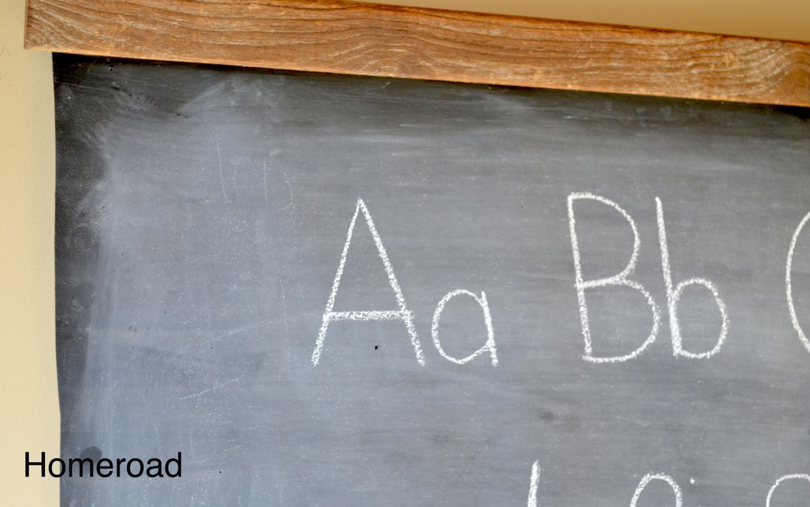 How to Make a Schoolhouse Chalkboard Homeroad