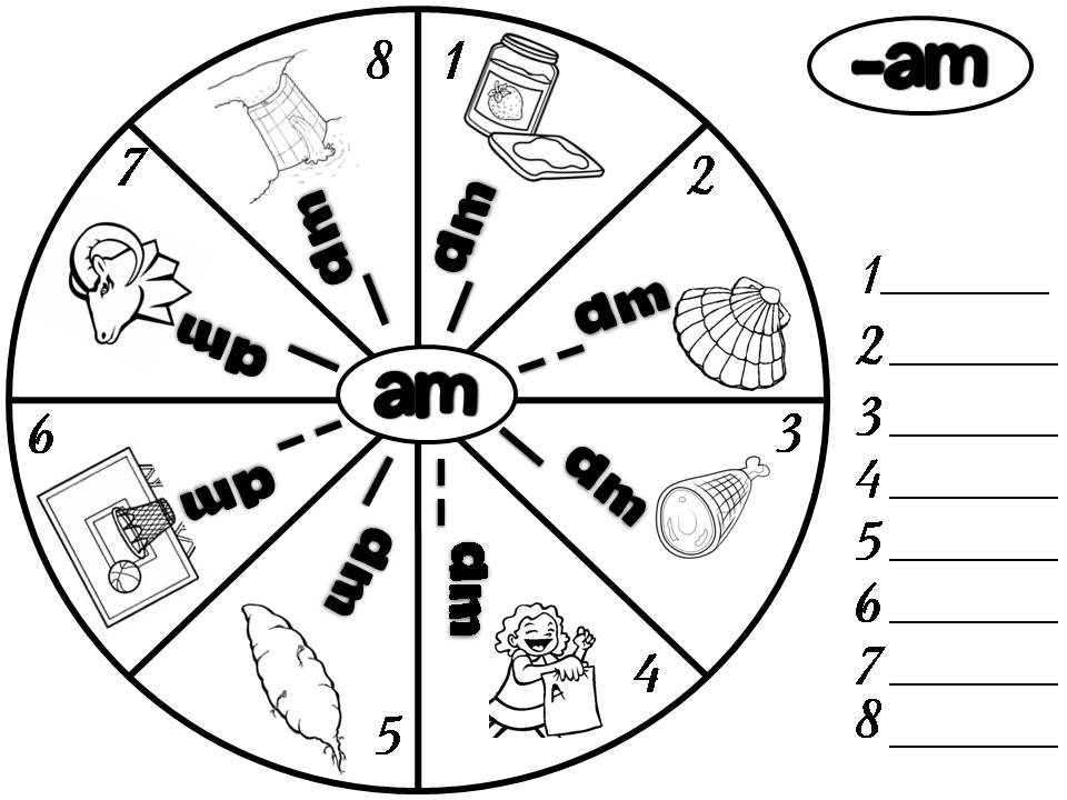 Worksheets Am Family Worksheets enjoy teaching english word families at ad am download the pdf file below including key