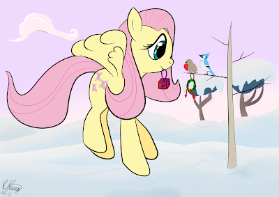 Festive Fluttershy 3 by tall-guy-2552