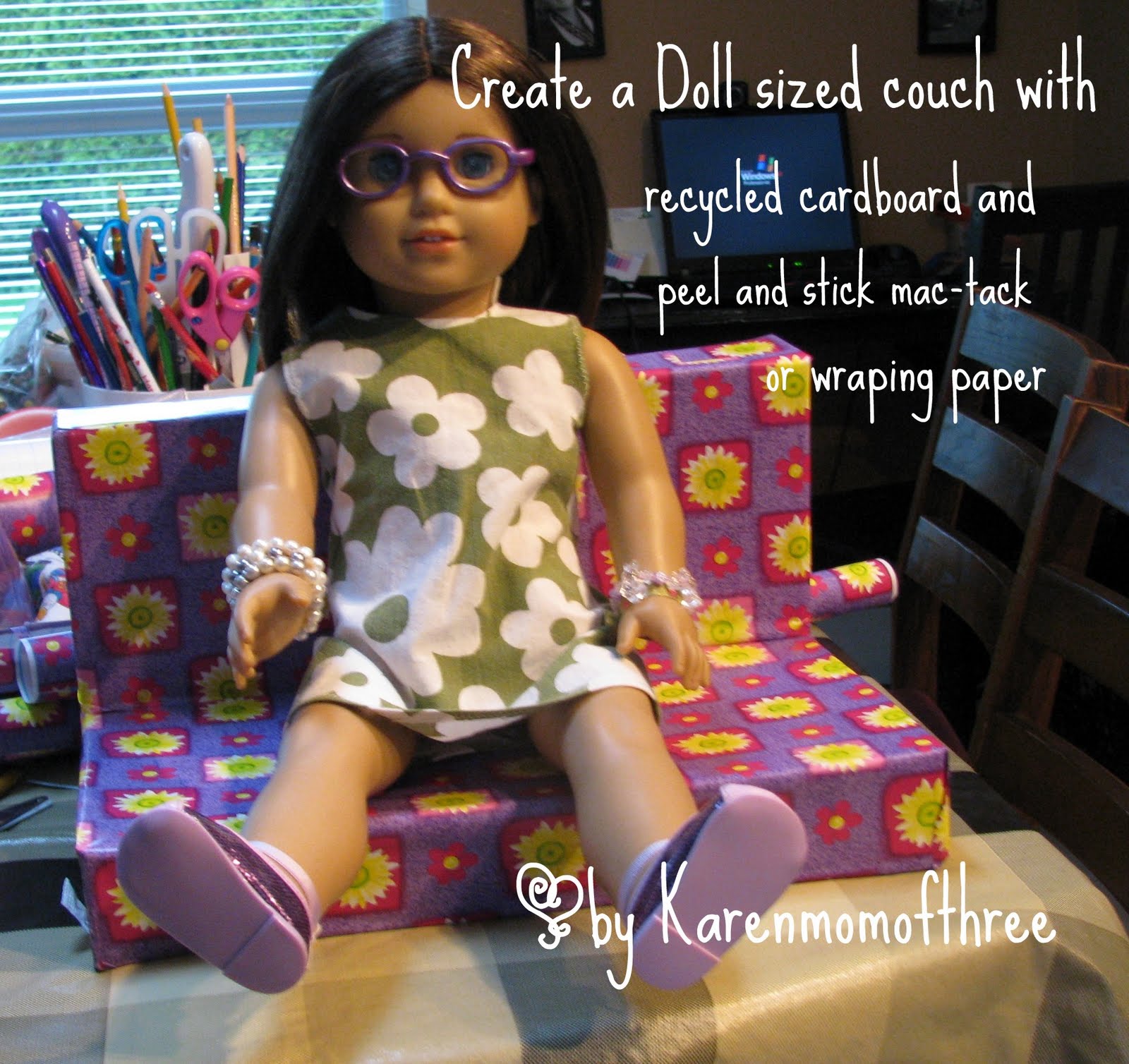Karen Mom Of Three S Craft Blog Make A Doll Couch With