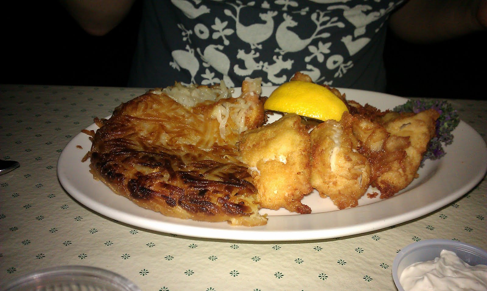 Wisconsin Fish Fry Reviews Flannery's Wilhem Tell New Glarus, WI