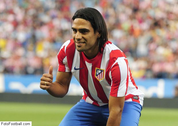 Radamel Falcao Introduced to the Atletico fans