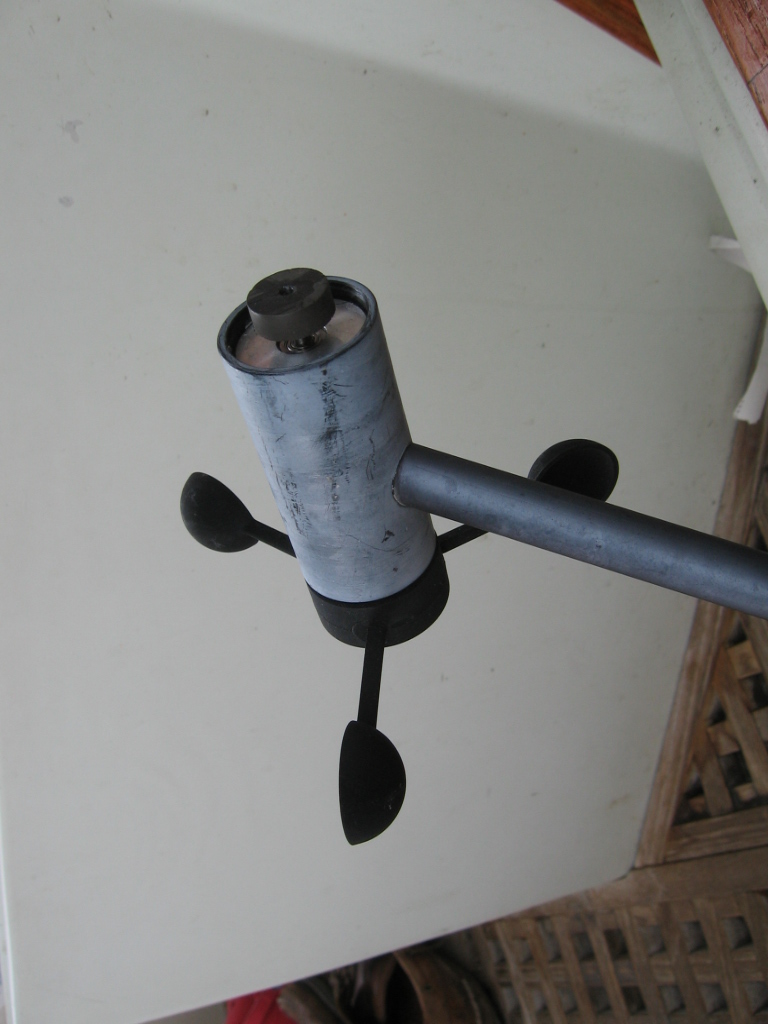 Windborne in Puget Sound A wet finger in the air