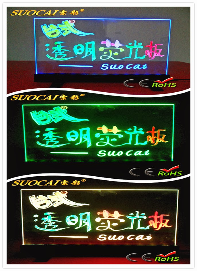 Sunlite Led Writing Board Multicolor LED Lighted Writable Menu Board