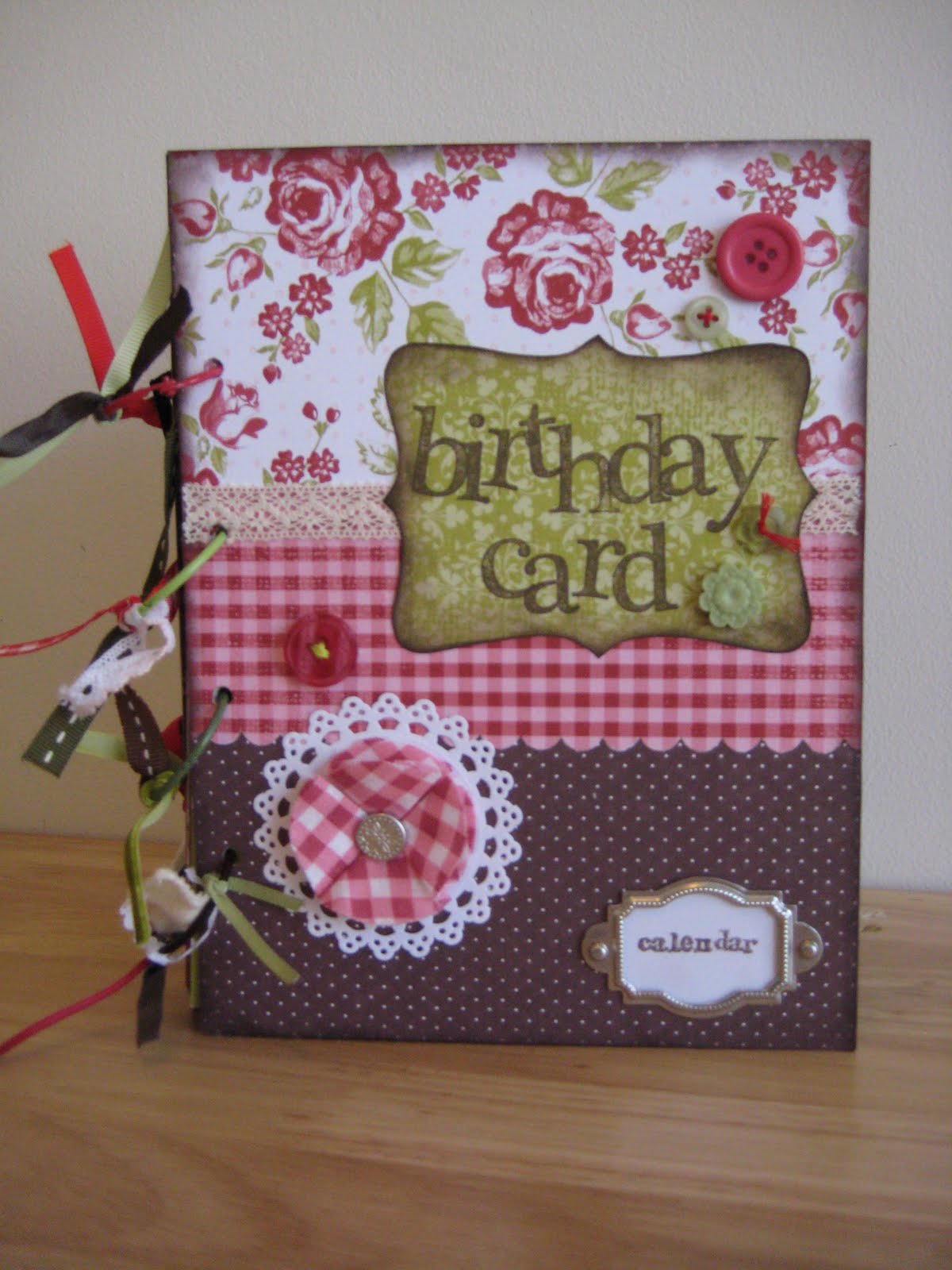 Twiggy Tree Birthday Card Calendar