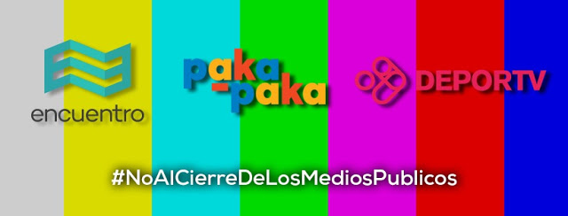 No al cierre de los Medios Públicos