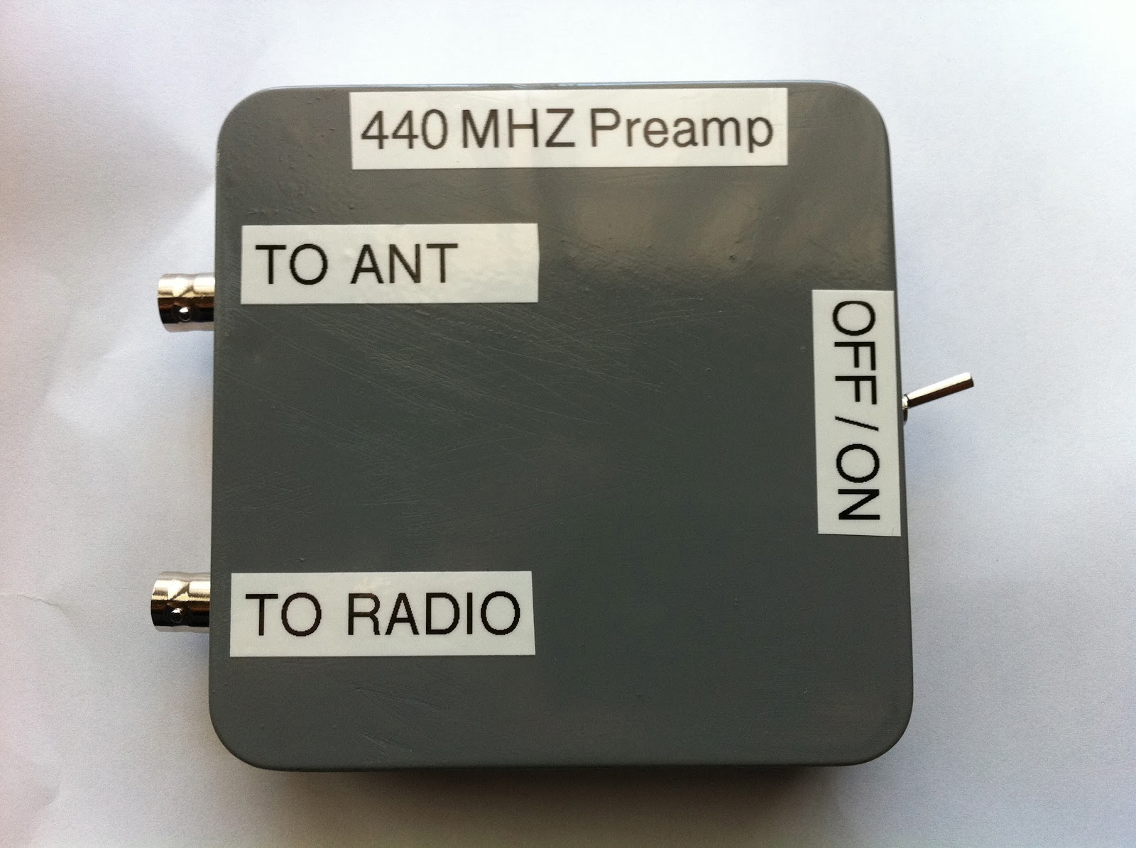 WS4E Ham Radio And Other Stuff 440 MHZ(70cm) Preamp