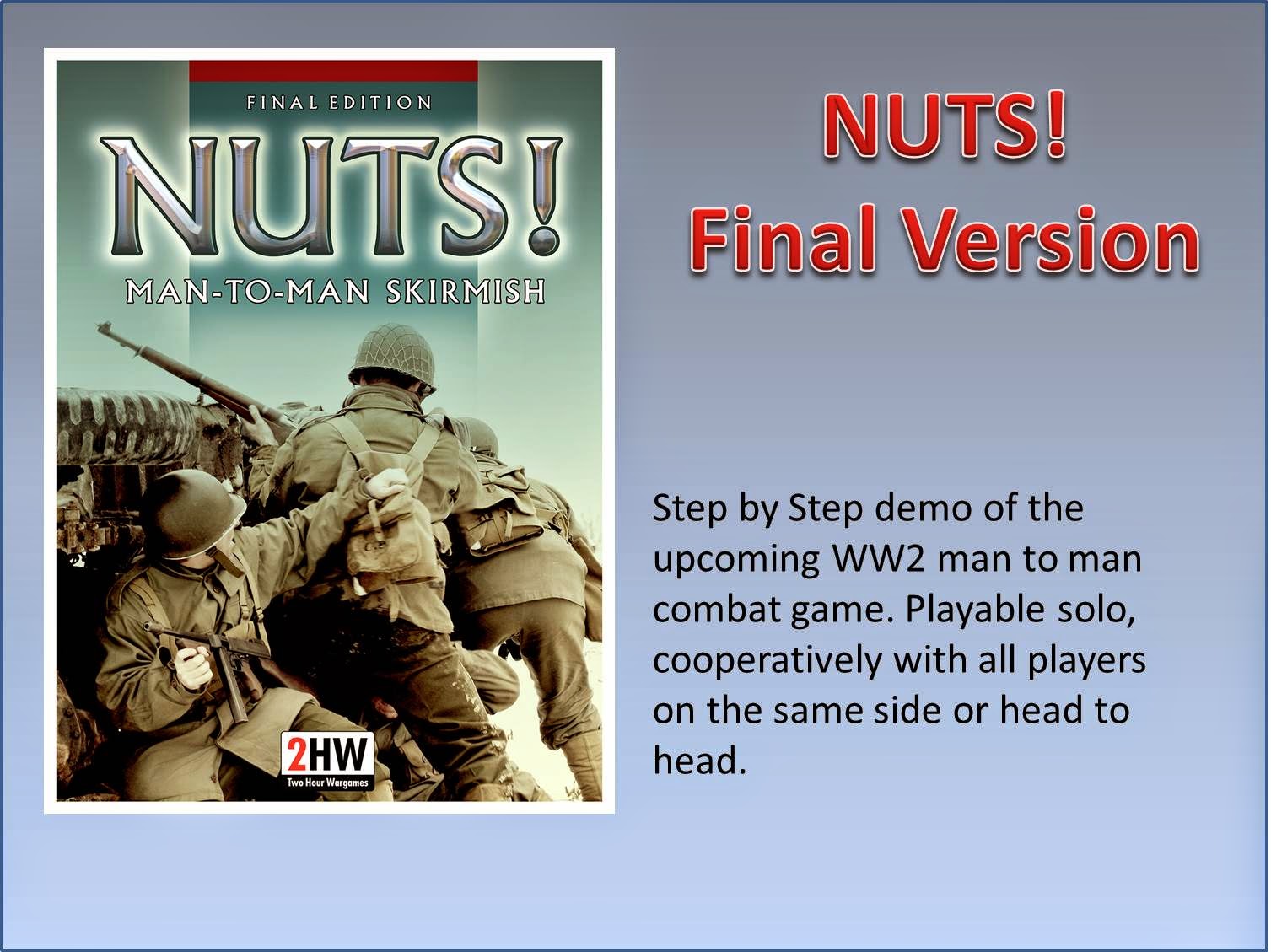 2 Hour Blog Step by Step Demo of the NUTS! Final Version.