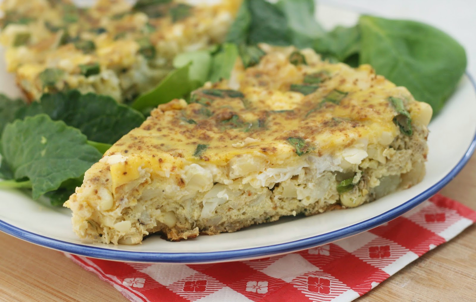 Summer Crab & Corn Frittata Coconut & Lime