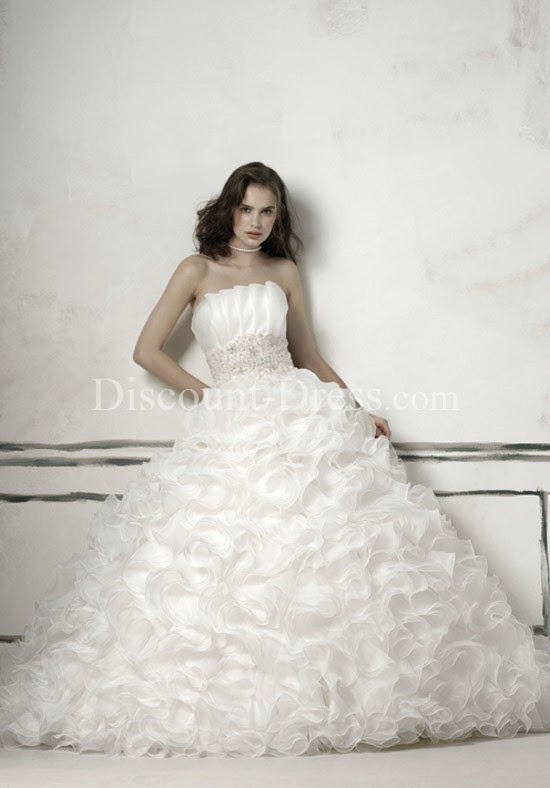 Ball Gown Square Floor Length Attached Organza Beading #Wedding #Dress