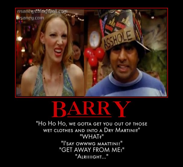 Nsaney'z Posters II Beerfest Drunk Barry in the bar