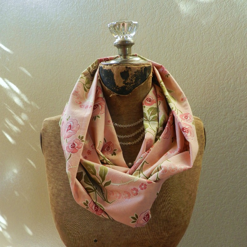 Bead and Needle FABRIC INFINITY SCARF TUTORIAL