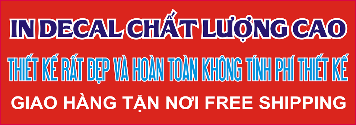In decal chất lượng cao