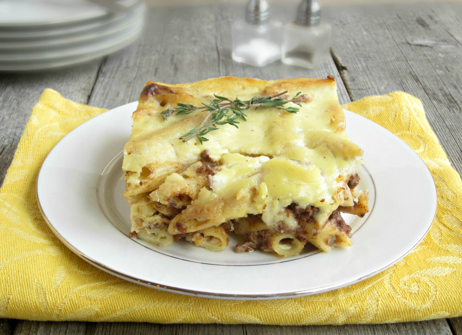 Hungry Couple Pastitsio (Greek Lasagna)