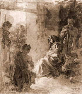 Pokłon pasterzy - Kazimierz Alchimowicz