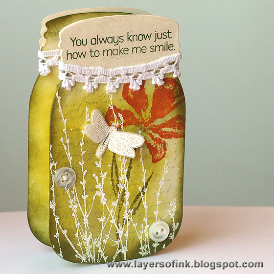 Layers of ink Summer Mason Jars Tutorial