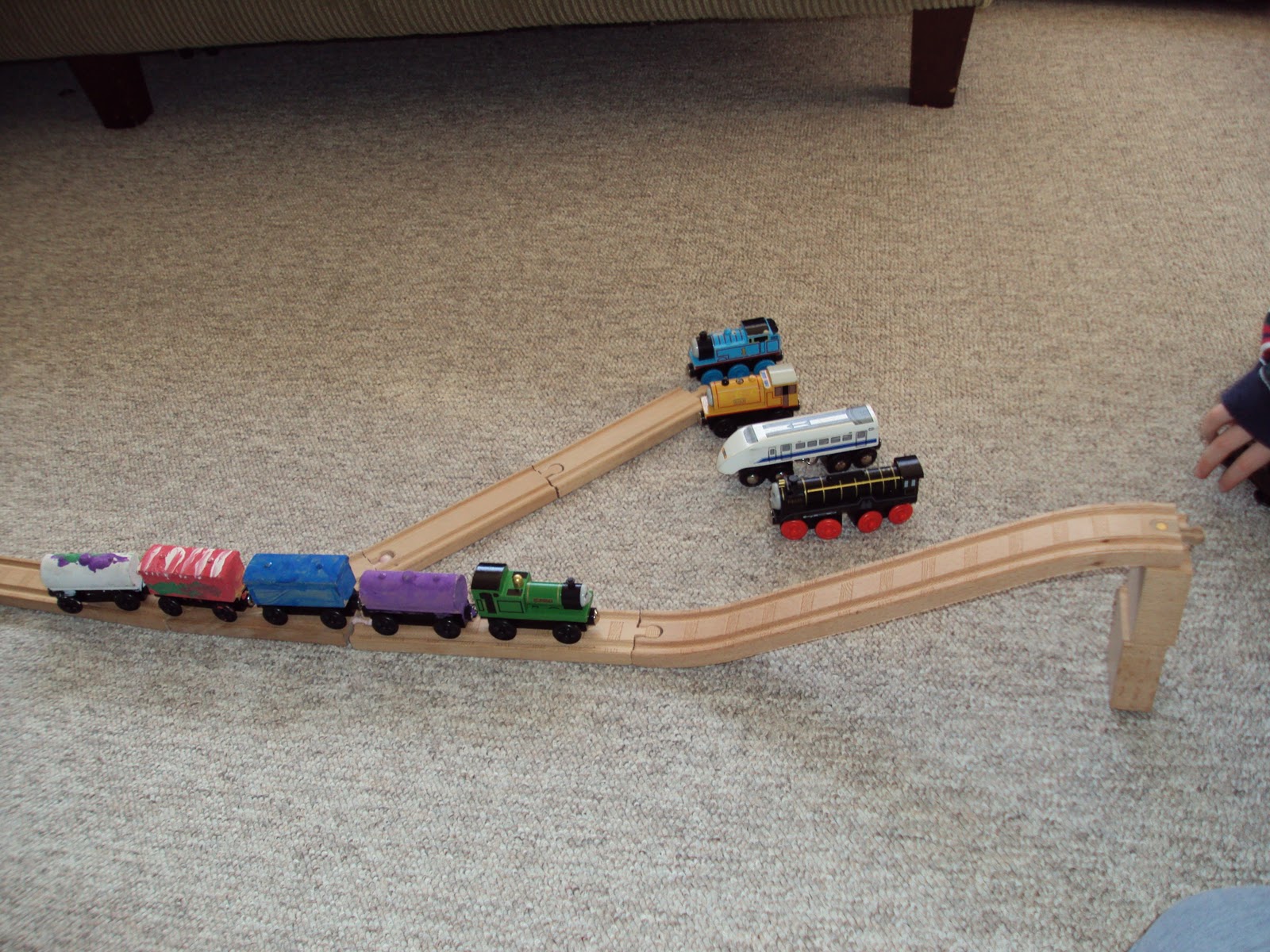 the little engine that could wooden train