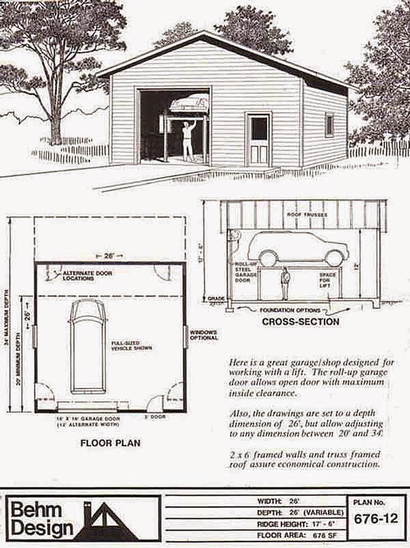 Garage Plans Blog Behm Design Garage Plan Examples