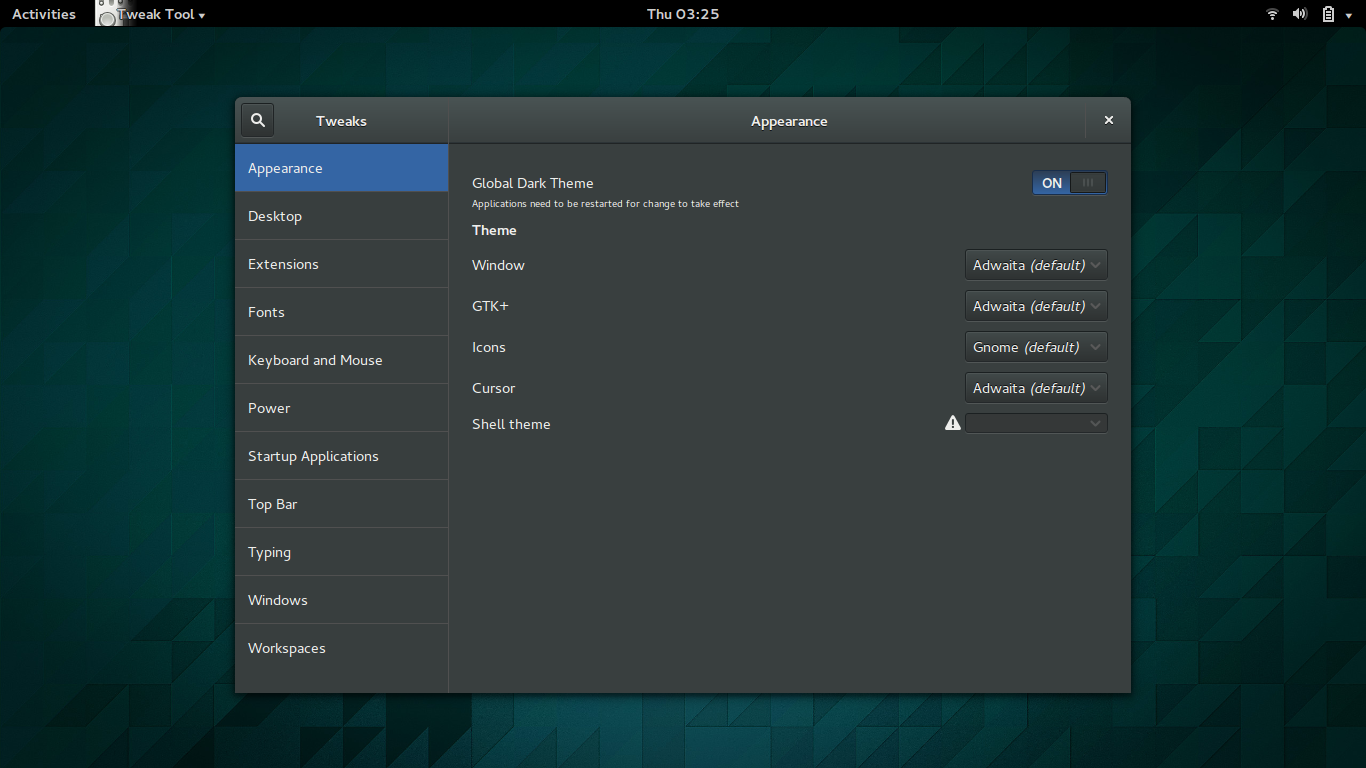 Beginner GNOME Desktop Customization Guide