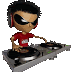 DJ Animado no Canto Superior do Blogger - Exclusivo