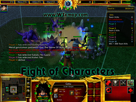 Download Map Fight Of Characters 8.1 Ai