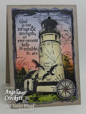 Our Daily Bread designs "Keep My Lamp Burning" Designer Angie Crockett