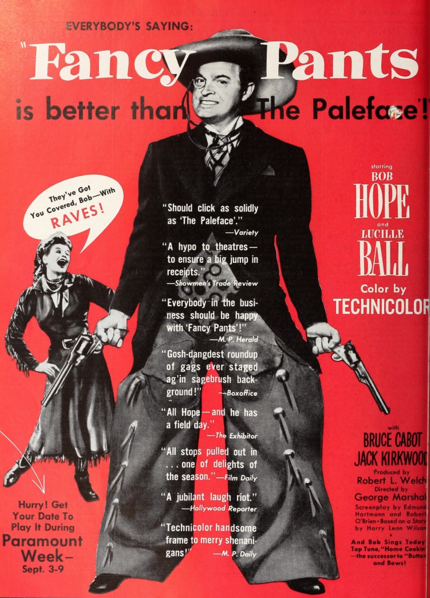 Booksteve Goes To The Movies Fancy Pants