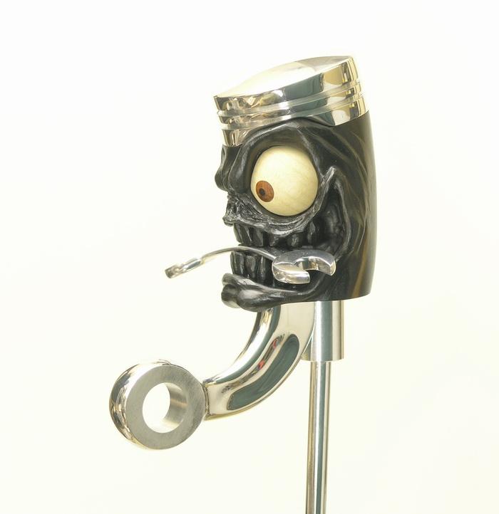 GearHedz Shift Knobs AXEL'S "WRENCH BITER" PISTON FINISHED