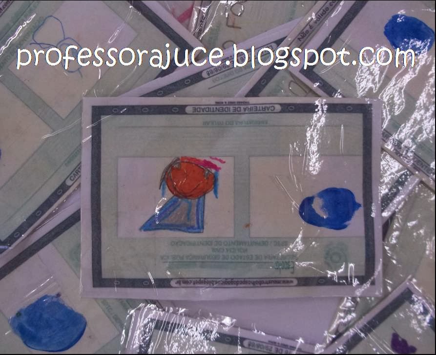 Professora Juce: Projeto Identidade - Tudo sobre mim - Pré II