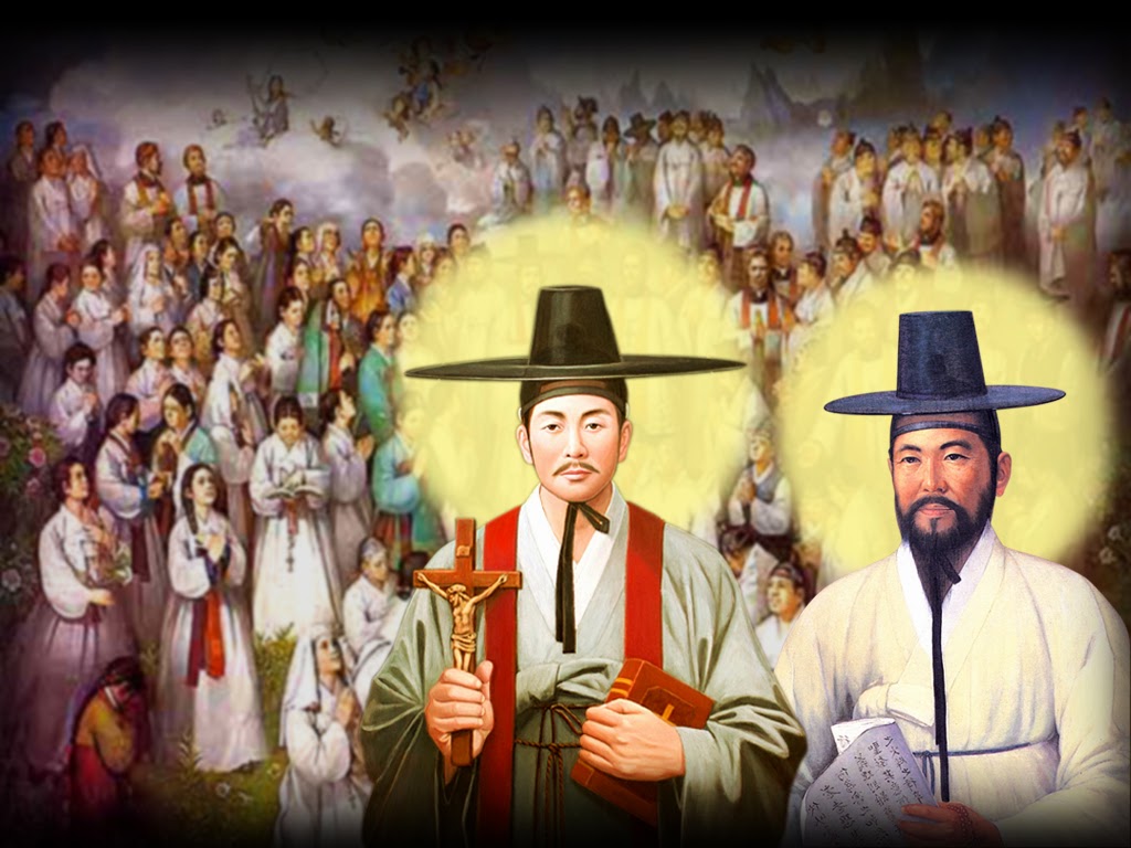 Holy Mass images... Saints Andrew Kim Taegon, Paul Chong Hasang and companions