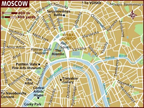 City map Moscow PDF