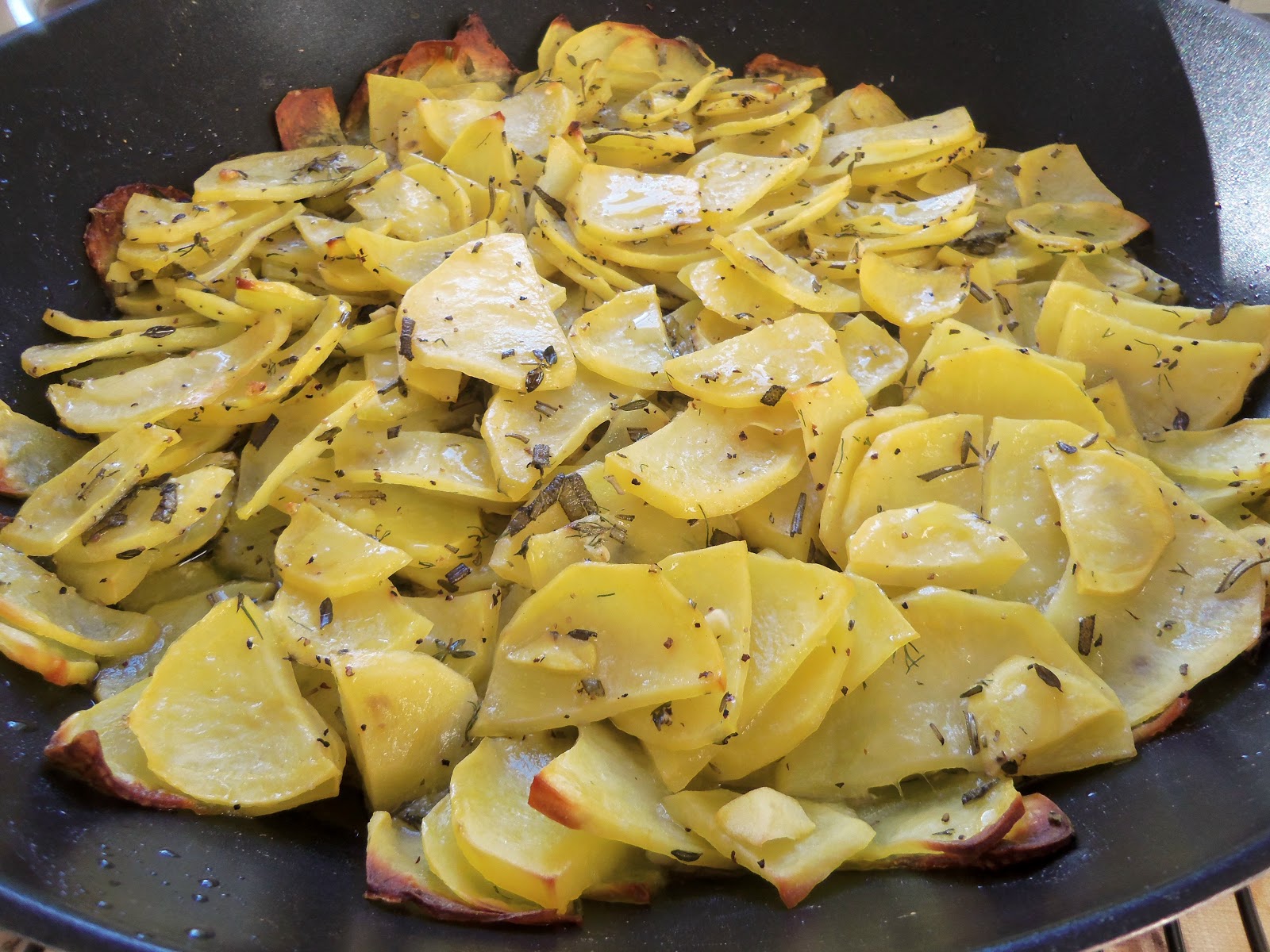 Simply Romanesco Baked potatoes and Creamed corn