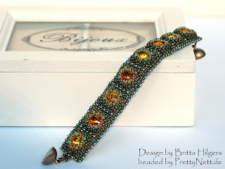 Bracelet "Stones in the River" beaded by PrettyNett.de