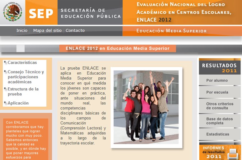 Enlace Resultados 2012 SEP Media Superior