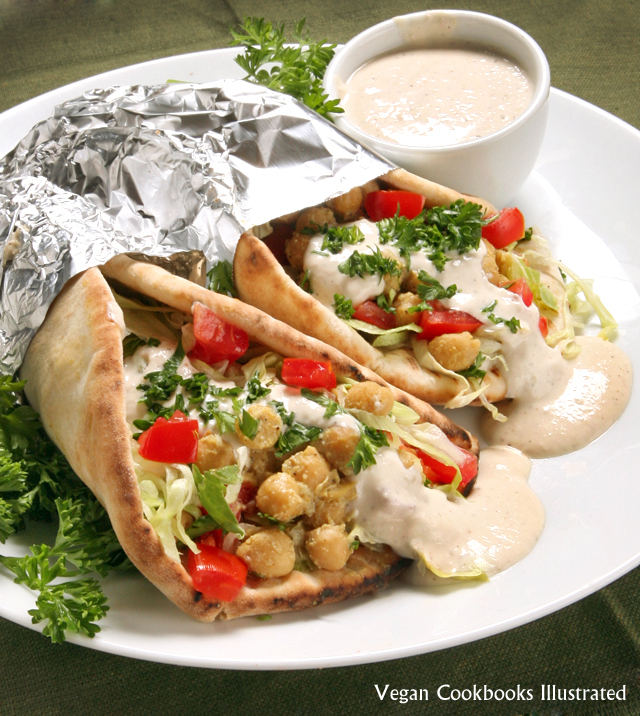 Vegan Cookbooks Illustrated Chickpea Shawarma